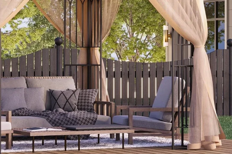 Outdoor Pop Up Gazebo with Mesh Walls 13 1