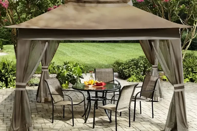Outdoor Pop Up Gazebo with Mesh Walls 2 1