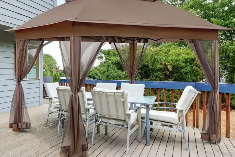 Outdoor Pop Up Gazebo with Mesh Walls 7 1