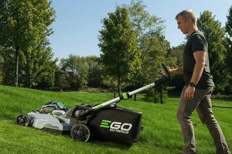 cordless select cut lawn mower with self propelled touch drive technology 1 1