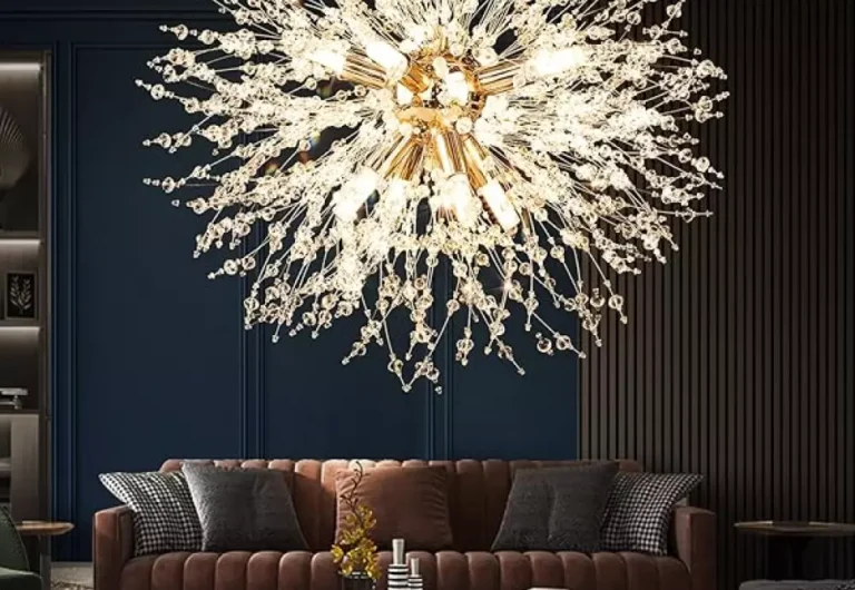 elegant art deco inspired crystal branch chandelier 01 1