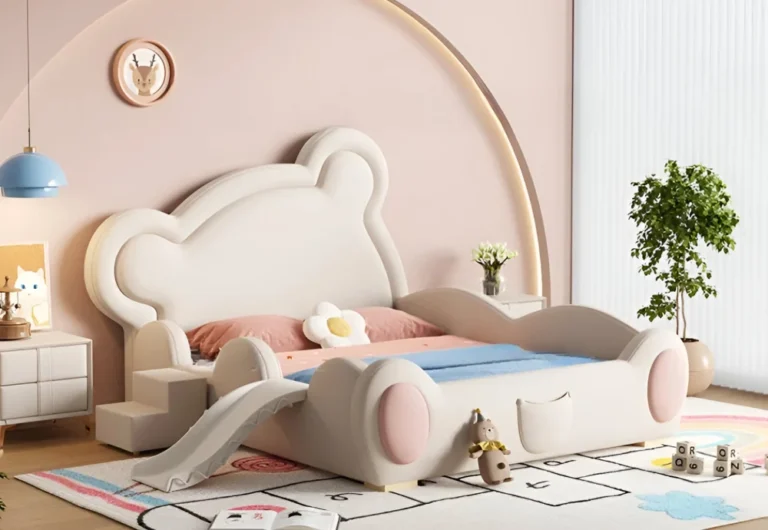 modern princess twin and queen wood bed frame 1 3