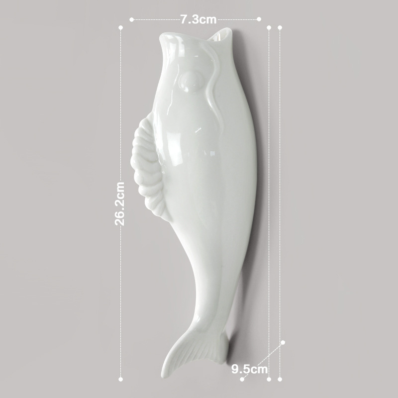 Ceramic Wall Vase, Goldfish 3D Hanging Decoration - Image 5