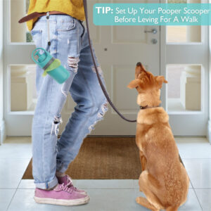 Dog Pooper Scooper with Built-In Poop Bag Dispenser - Image 2