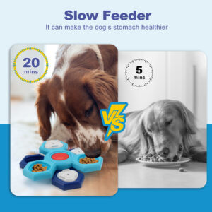 Slow Feeder Dog Bowl, 4-Layer Non-Slip Puzzle - Image 6