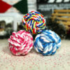 Cotton rope dog toy, durable chew ball - MoraDecor