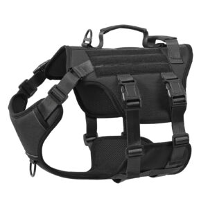 Tactical Dog Harness, No-Pull Reflective Vest for Large Dogs - Image 5