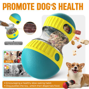 Dog Puzzle Toy, Adjustable Treat Dispensing Ball - Image 6