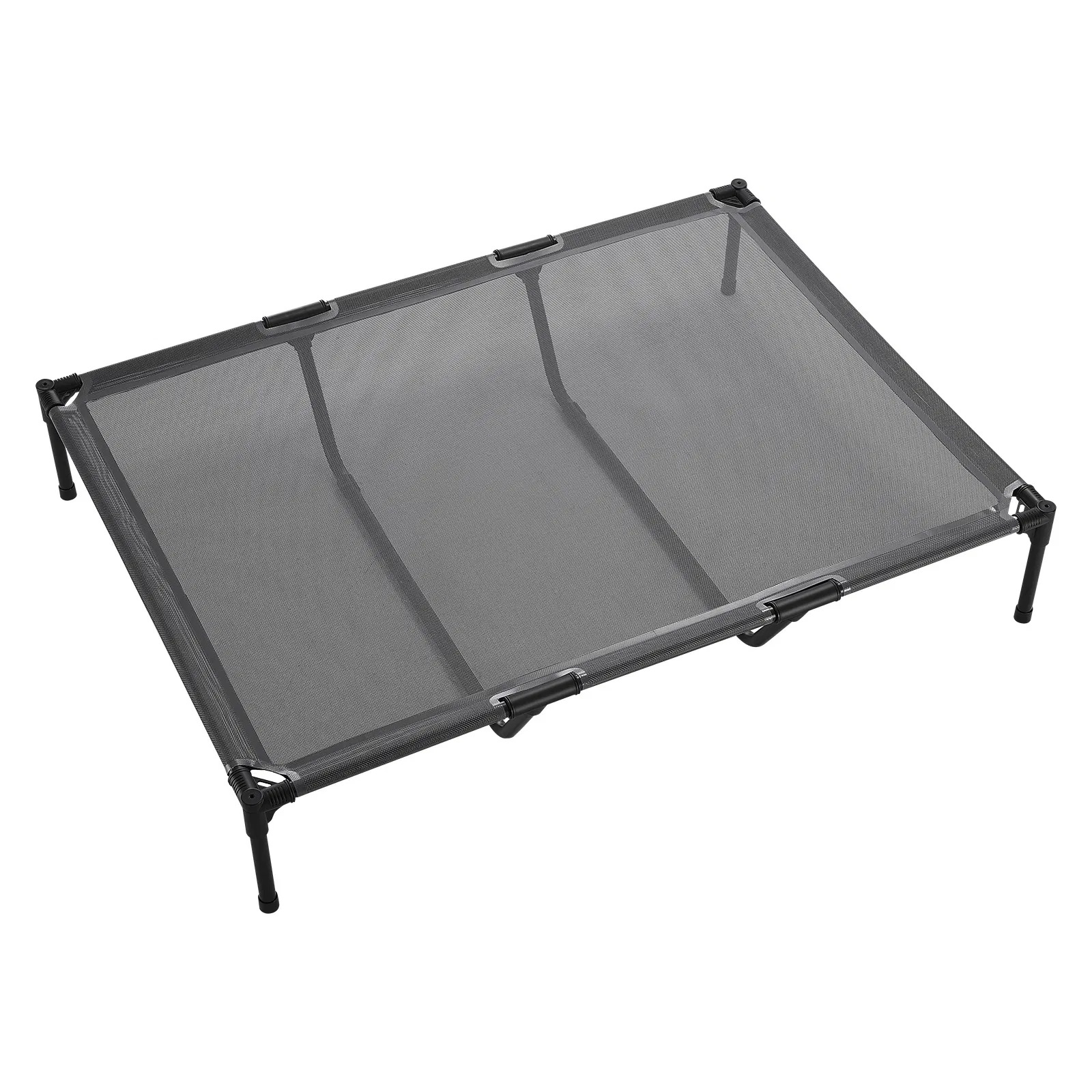 Heavy Duty Dog Cot, Steel Frame Elevated Bed XL, Grey - Image 4
