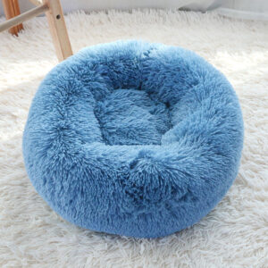 Plush Pet Nest, Soft Round Bed for Dogs and Cats - Image 2