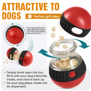 Dog Puzzle Toy, Adjustable Treat Dispensing Ball - Image 7