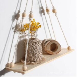 Tapestry Wall Hanging, Hand-Woven Wall Decoration Rack - Image 2