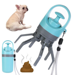 Dog pooper scooper with built-in poop bag dispenser - MoraDecor