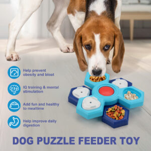 Slow feeder dog bowl, 4-layer non-slip - MoraDecor