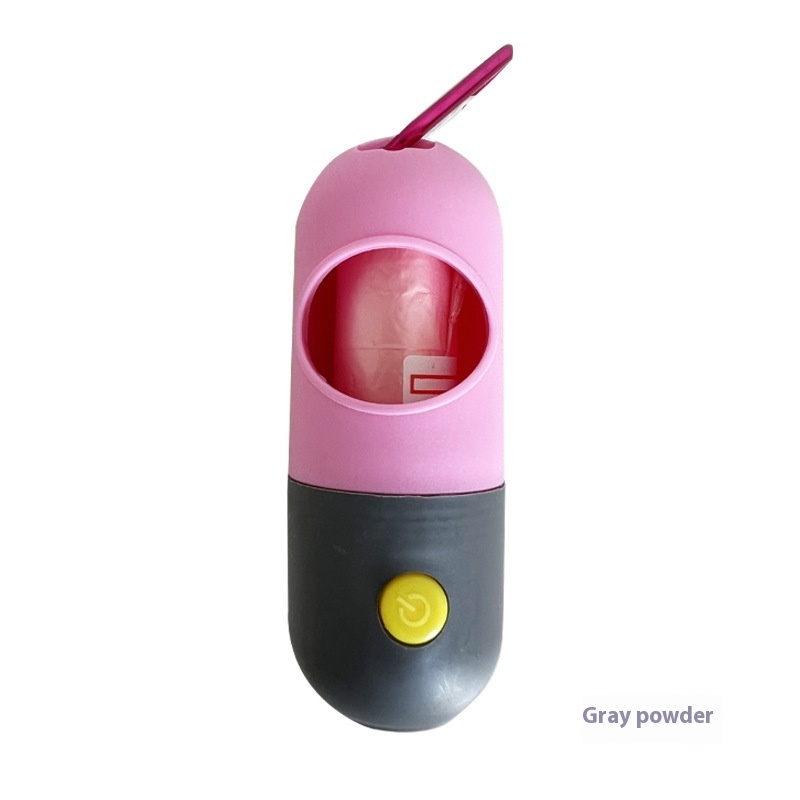 Dog Poop Bag Dispenser with LED Light, Waste Bag Holder - Image 3