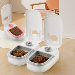 Automatic Pet Feeder with Timer, Stainless Steel Bowl - Image 9