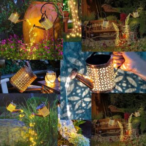 Watering Can Solar Lights, 2-Pack LED String Lights - Image 3