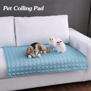 Pet Cooling Bed, Ice Silk Cold Nest Pad for Summer - Image 3