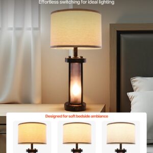 Farmhouse Table Lamp Set of 2 with USB Ports - Image 5