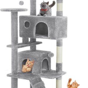 Cat Tree Tower, 54-Inch Multi-Level with Sisal Post - Image 4