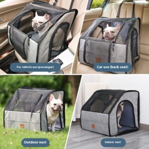 Car Pet Cage, Foldable Waterproof Travel Carrier - Image 4