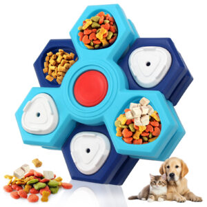 Slow Feeder Dog Bowl, 4-Layer Non-Slip Puzzle - Image 3