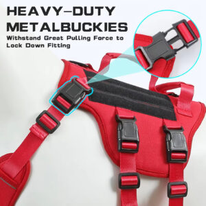Tactical Dog Harness, No-Pull Reflective Vest for Large Dogs - Image 4