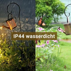 Watering Can Solar Lights, 2-Pack LED String Lights - Image 9