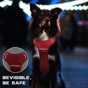Tactical Dog Harness, No-Pull Reflective Vest for Large Dogs - Image 8