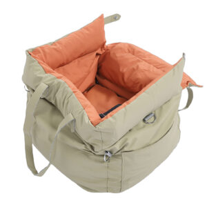 Pet Car Seat, Portable Washable Travel Bed with Harness - Image 3
