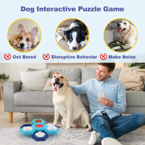 Slow Feeder Dog Bowl, 4-Layer Non-Slip Puzzle - Image 5