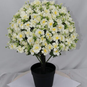 Faux Potted Plant Set, Snow Lotus UV-Resistant - Image 7