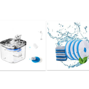 Pet Water Fountain, Automatic Stainless Steel - Image 7