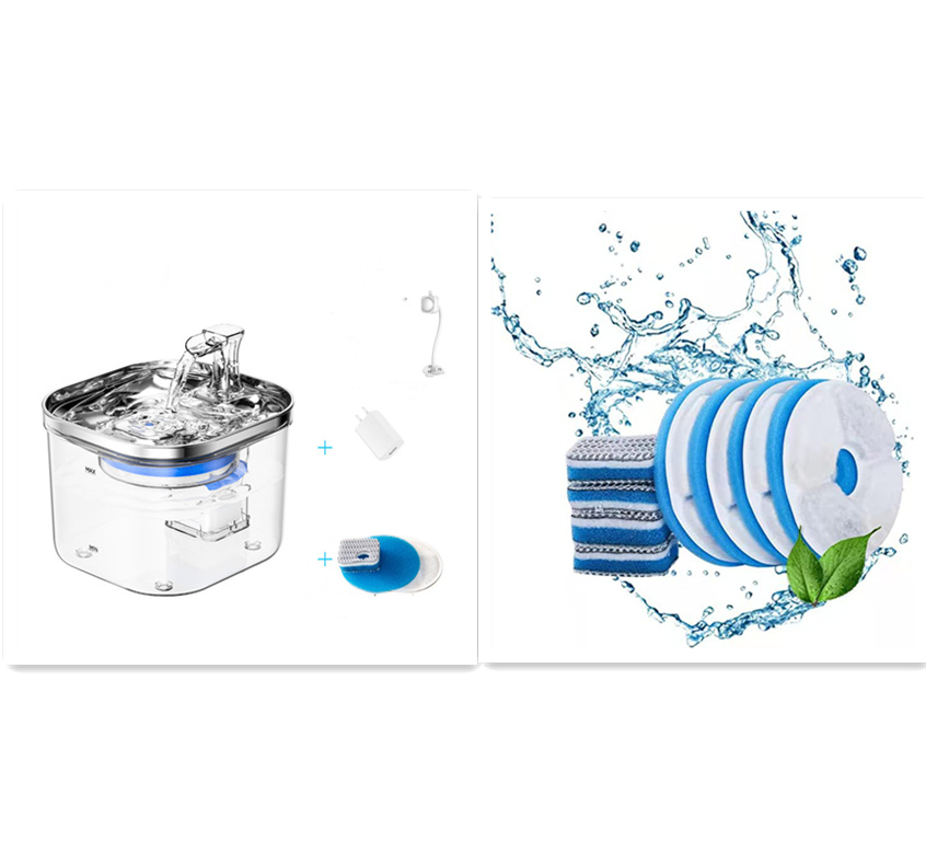 Pet Water Fountain, Automatic Stainless Steel - Image 7