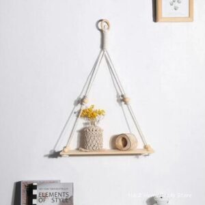 Tapestry Wall Hanging, Hand-Woven Wall Decoration Rack - Image 3