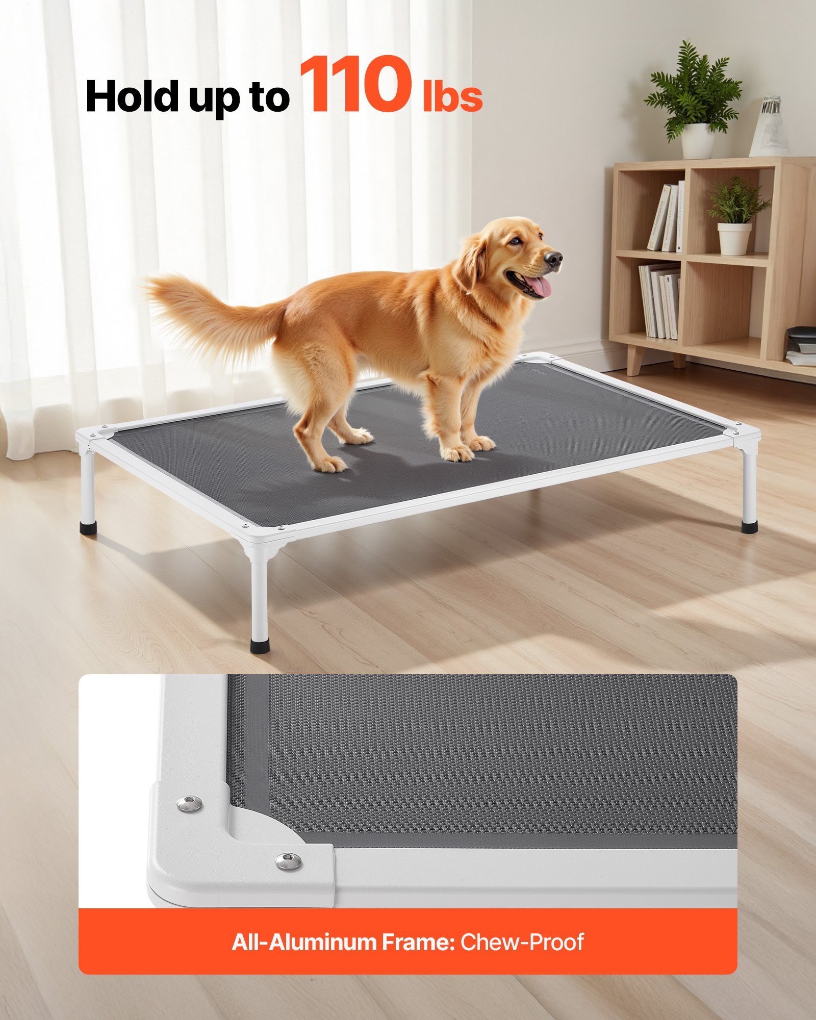 Elevated Dog Bed for Large Dogs, Raised Cot XL - Image 3