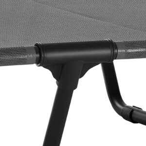 Heavy Duty Dog Cot, Steel Frame Elevated Bed XL, Grey - Image 7