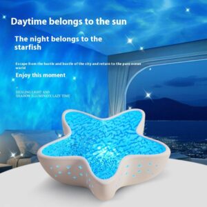 Starfish Projection Lamp, Water Ripple Night Light - Image 3