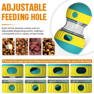 Dog Puzzle Toy, Adjustable Treat Dispensing Ball - Image 4