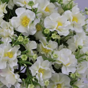 Faux Potted Plant Set, Snow Lotus UV-Resistant - Image 9