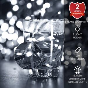 Alternative view of Christmas Rope Lights, 1000 LED 328ft Outdoor Strobe