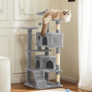 Cat Tree Tower, 54-Inch Multi-Level with Sisal Post - Image 8