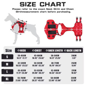 Alternative view of Tactical Dog Harness, No-Pull Reflective Vest for Large Dogs