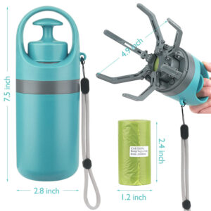 Dog Pooper Scooper with Built-In Poop Bag Dispenser - Image 5