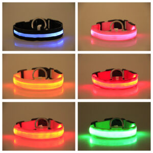 LED Dog Collar, Luminous Night Pet Collar - Image 3