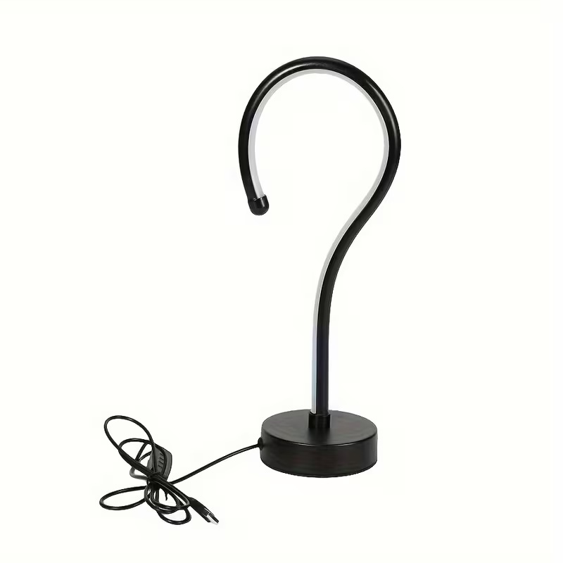 Question Mark Table Lamp, USB 3-Color Dimmable - Image 6