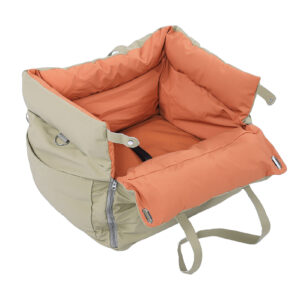 Pet Car Seat, Portable Washable Travel Bed with Harness - Image 4