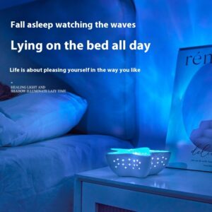 Starfish projection lamp, water ripple night light - MoraDecor