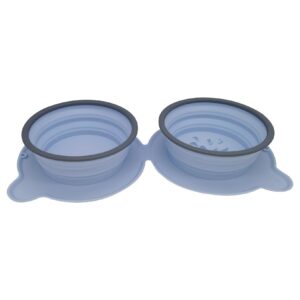 Silicone Dog Bowls, Foldable Double Travel Feeding Set - Image 10