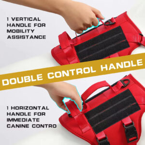 Tactical Dog Harness, No-Pull Reflective Vest for Large Dogs - Image 9